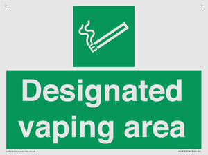 Designated vaping area
